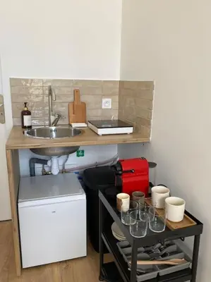 Cuisine ou kitchenette dans l'établissement Collection Terreaux - No 4 Balcon sur place w AC