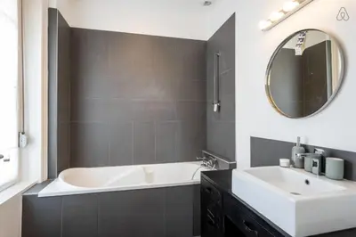 Salle de bains dans l'établissement Le Duplex - Amazing flat overlooking the rooftops of Lyon