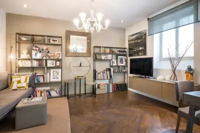 Télévision ou salle de divertissement dans l'établissement Le Cèdre du Liban -Urban chic house in the city