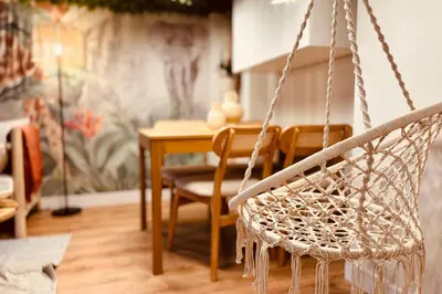 Coin salon dans l'établissement The Jungle - Superbe appartement au coeur de Lyon !