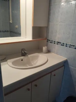 Salle de bains dans l'établissement Accueil curistes et Thermes