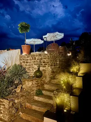 Jardin de l'établissement Les terrasses du Pilat