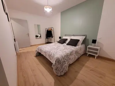 Un ou plusieurs lits dans un hébergement de l'établissement T2 spacieux centre-ville