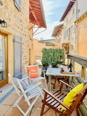 Balcon ou terrasse dans l'établissement Bienvenue au Clos d Albertine