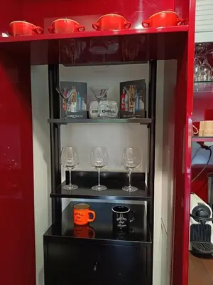 Cuisine ou kitchenette dans l'établissement Séjourner au Château de la Roue Grand appartement 160 m2