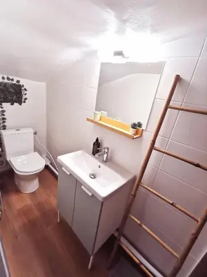 Salle de bains dans l'établissement Appartement Cosy Traversant