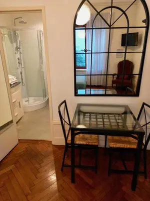 Salle de bains dans l'établissement B&B 