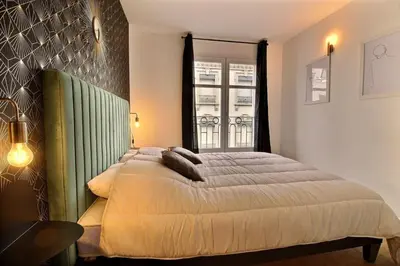 Un ou plusieurs lits dans un hébergement de l'établissement Le Tropical - Beautiful apartment - Lyon 7th