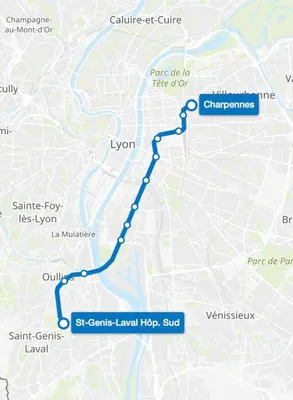 Plan de l'établissement Le Charpennes - Beautiful T1 Apartment - Villeurbanne