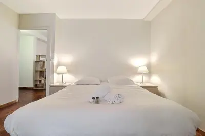 Un ou plusieurs lits dans un hébergement de l'établissement Le Marius - Beautiful apartment near the Rhône - Lyon 3rd