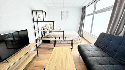 Télévision ou salle de divertissement dans l'établissement Suite Dalmate - Appartement 6 personnes - Check in h24 & Wifi