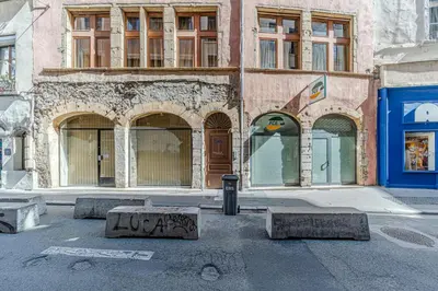 Coin salon dans l'établissement Charming duplex with panoramic view of Cordeliers