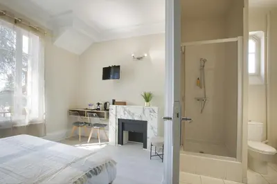Salle de bains dans l'établissement GAB HOUSE - Lyon Bron - Eurexpo City Living Stay