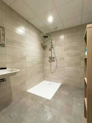 Salle de bains dans l'établissement La Gaufrette