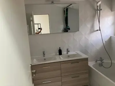 Salle de bains dans l'établissement Chambre de shanny