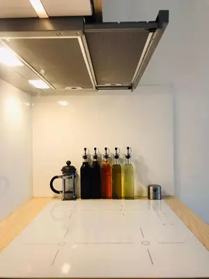 Cuisine ou kitchenette dans l'établissement Le Studio Lumière - Balcony - 5min Part-Dieu