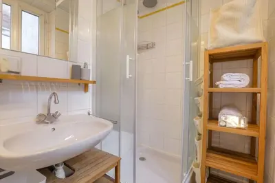 Salle de bains dans l'établissement Super appartement idéalement situé, Lyon 6eme
