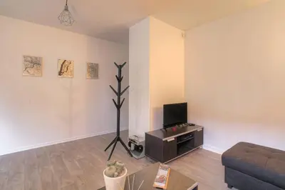 Télévision ou salle de divertissement dans l'établissement Appartement spacieux et moderne, Lyon 6ème