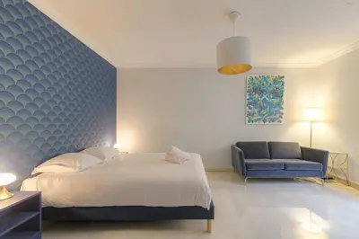 Un ou plusieurs lits dans un hébergement de l'établissement Appartement fonctionnel et bien situé, coeur 6ème