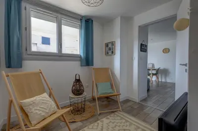 Coin salon dans l'établissement Le Studio Cosy