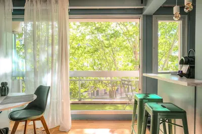 Jardin de l'établissement Appartement moderne proche Lyon 6ème