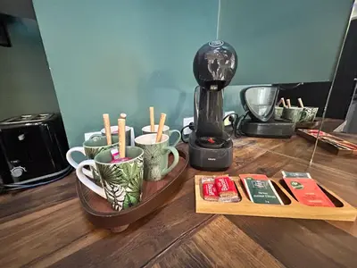 Cuisine ou kitchenette dans l'établissement Le Nid Tropical Proche gare