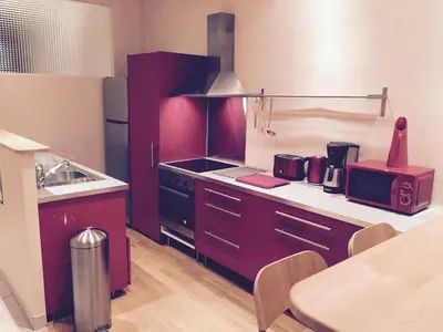 Cuisine ou kitchenette dans l'établissement Appartement, Lyon, Villeurbanne