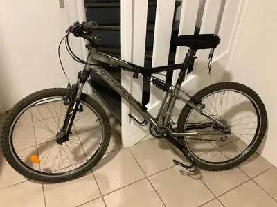 Vélo sur le terrain de l'établissement Jolie Villa avec jardin ou dans les environs
