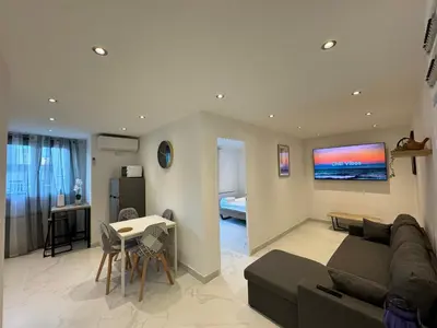 Télévision ou salle de divertissement dans l'établissement Appartement Dauphiné - près de la Gare