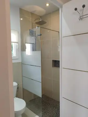 Salle de bains dans l'établissement Appartement dans Villa Borghese