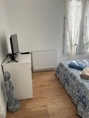 Un ou plusieurs lits dans un hébergement de l'établissement Appartement T3 Lyon centre