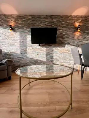 Télévision ou salle de divertissement dans l'établissement Chambre privée dans un appartement partagé