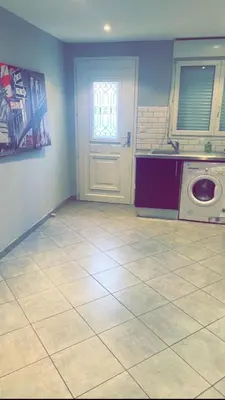 Cuisine ou kitchenette dans l'établissement Maison de charme Saint euphémie 2