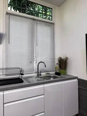 Cuisine ou kitchenette dans l'établissement Le Vitton - Appartement proche Gare PartDieu