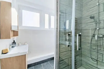 Salle de bains dans l'établissement Appartement 