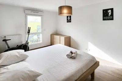 Un ou plusieurs lits dans un hébergement de l'établissement Pixell Grand Lyon