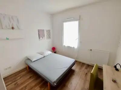 Un ou plusieurs lits dans un hébergement de l'établissement HOMEYPIC Villeurbanne T4 proche INSA