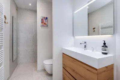 Salle de bains dans l'établissement Futuriste - Exceptional residence with panoramic view