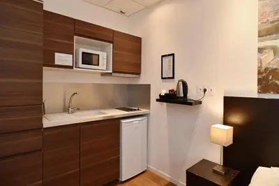 Cuisine ou kitchenette dans l'établissement Quadraverde