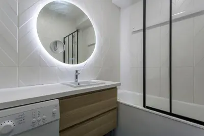 Salle de bains dans l'établissement SmartStay Capsule Cosy - Lyon Centre