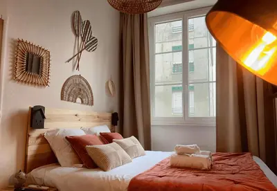 Un ou plusieurs lits dans un hébergement de l'établissement SmartStay Bon Pasteur- Croix rousse