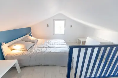 Un ou plusieurs lits dans un hébergement de l'établissement Baiona - Maison - Extérieur