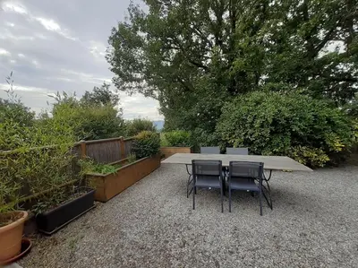 Jardin de l'établissement Studio 2 personnes au calme dans le Pilat