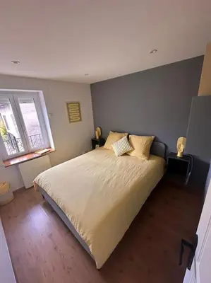 Un ou plusieurs lits dans un hébergement de l'établissement Petite maison de village 2