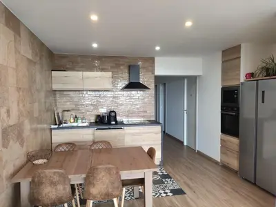 Cuisine ou kitchenette dans l'établissement 3 Chambres 3 Salles de bain Vue panoramique Lyon