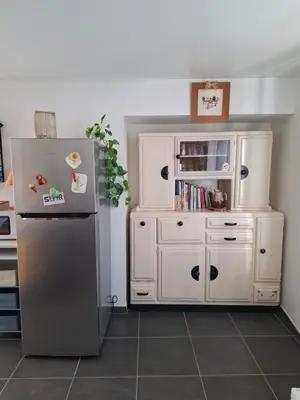 Cuisine ou kitchenette dans l'établissement Au Gite des Champs