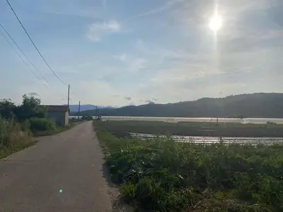 Paysage naturel près de la maison de vacances