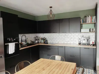 Cuisine ou kitchenette dans l'établissement chambre à louer