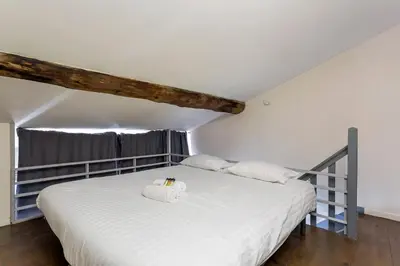 Un ou plusieurs lits dans un hébergement de l'établissement Valmy Mezzanine