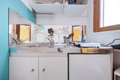 Cuisine ou kitchenette dans l'établissement La Loge Centrale Emplacement idéal Presqu'île Lyon